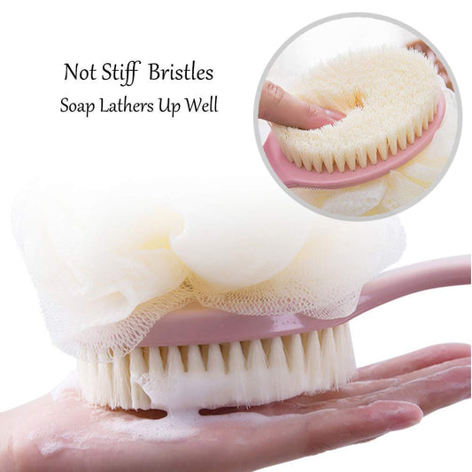 2 IN 1 BODY BRUSH & BACK BRUSH lufa