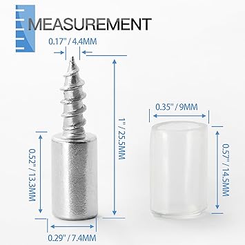 20 PCS Shelf Support Pins