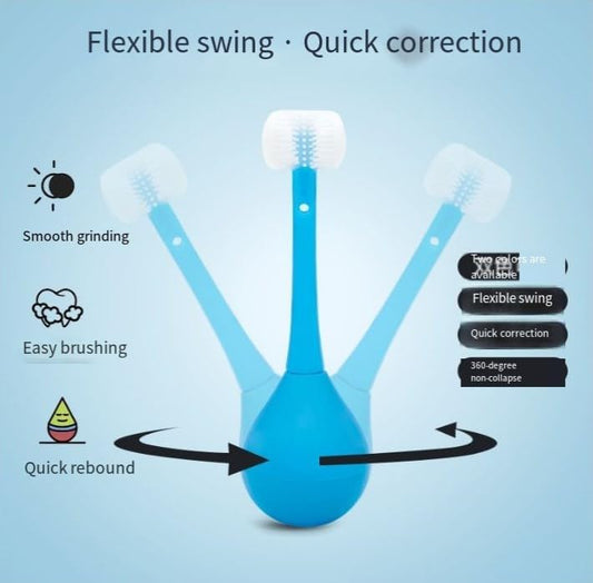Three-Sided Children's Toothbrush BABY BRUSH