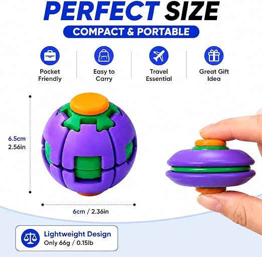 Press to Spin Fidget Spinner