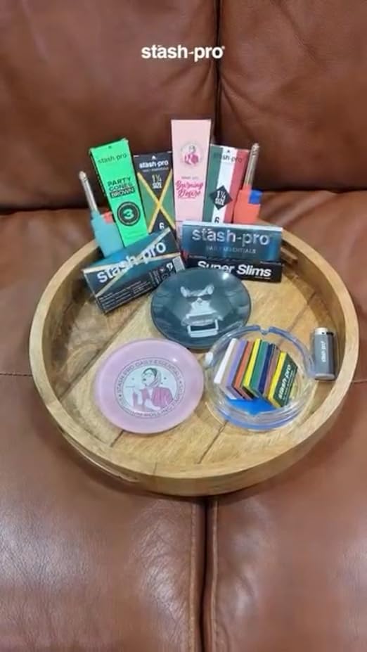 Stash-Pro Herb Grinder – Compact 2-Part Crusher with Magneti - 2