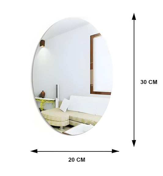 Ovel Shape Sticker Mirror(20*30)