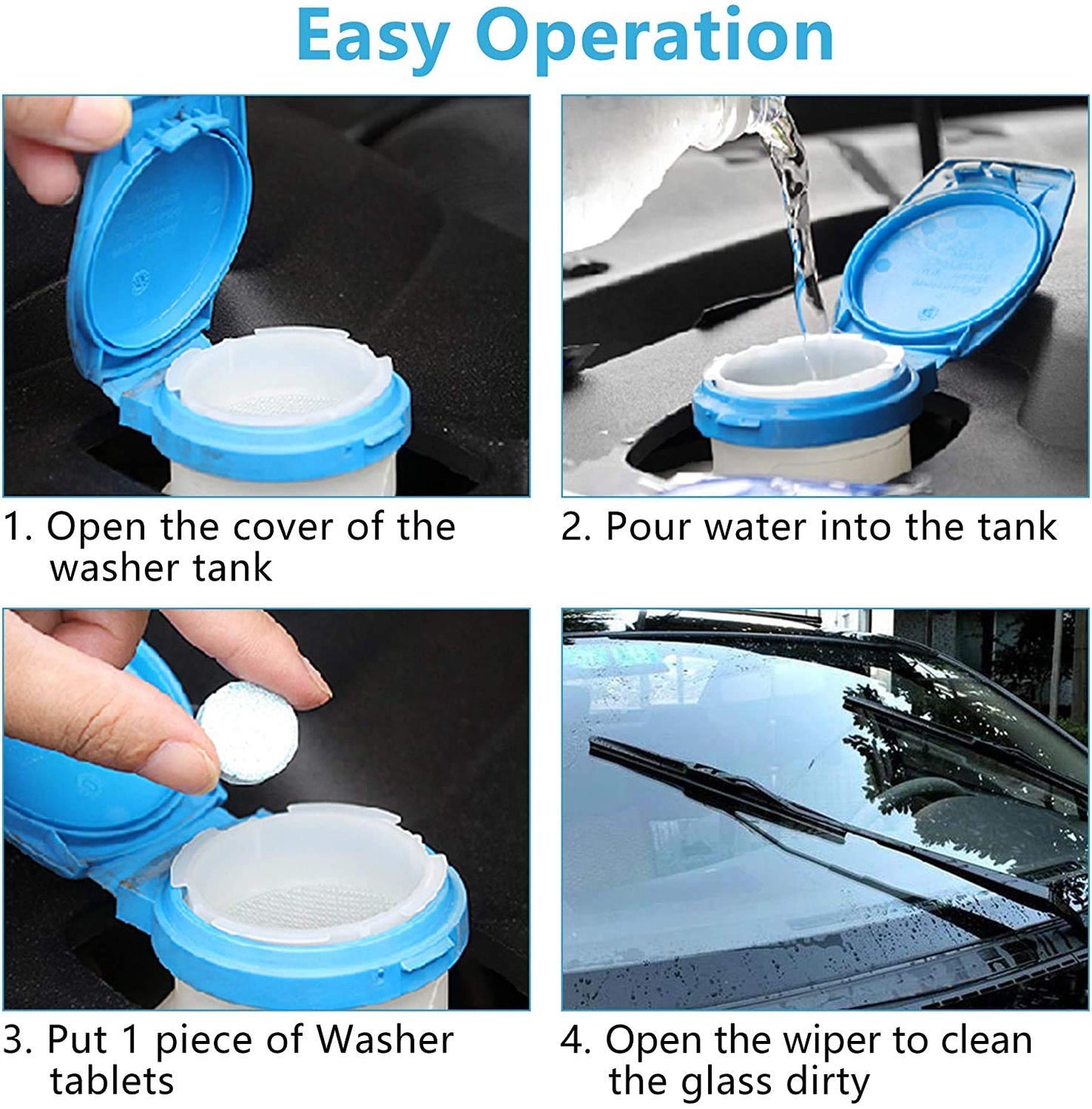 Car Glass Cleaner Tablet (1 PCS)