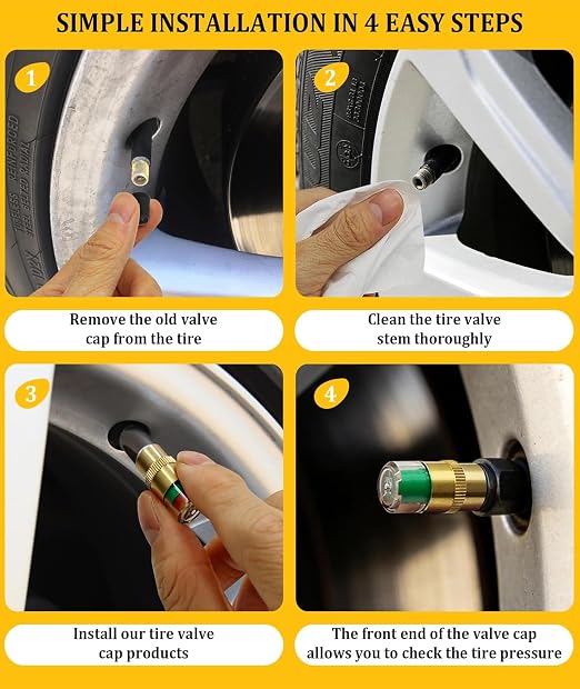 Air Pressure Alert Valve Cap