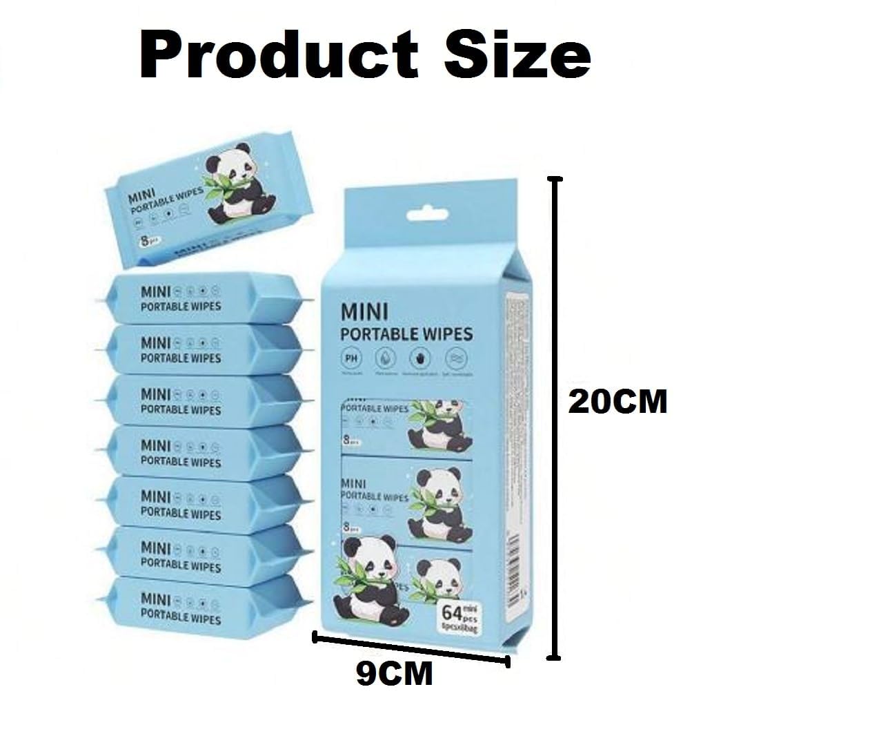 PANDA MINI BABY WIPES