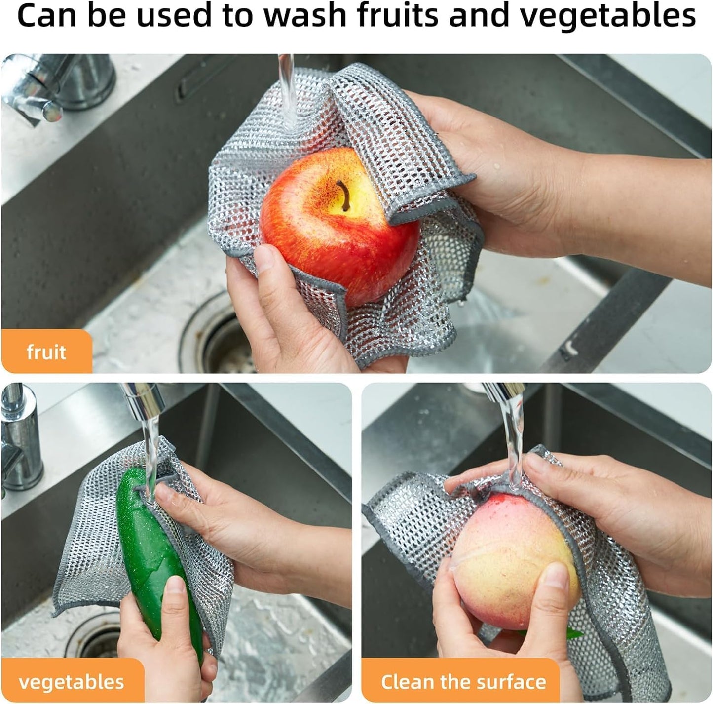 Double Layer Scrubbing Pad