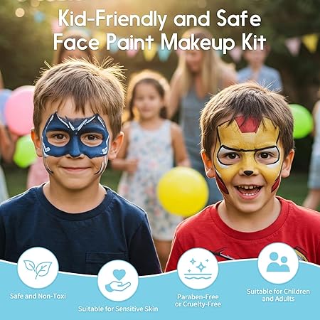 Professional Face Painting Kit – 42 pcs