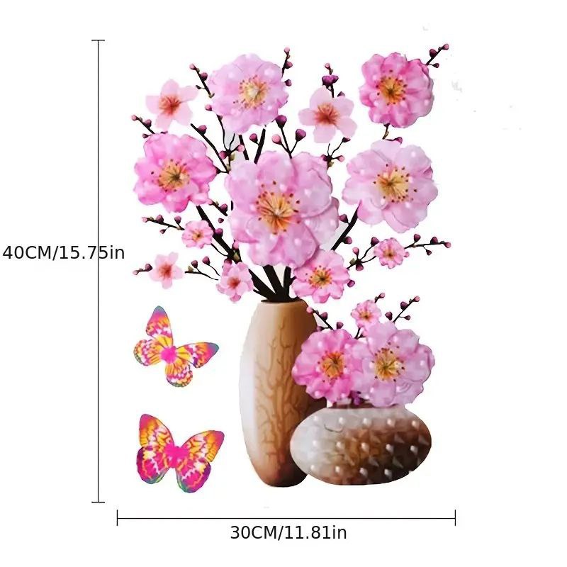FLOWER WALL DECORATION STICKER (1 PIS)