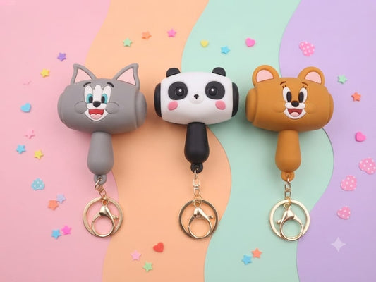 Cartoon Hammer Keychain