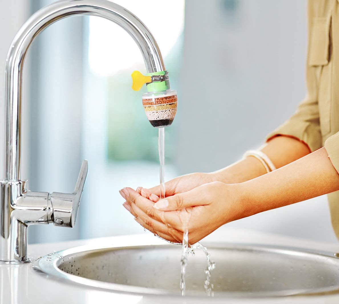 WATER FILTER AND PURIFIER FAUCET WITH KEY