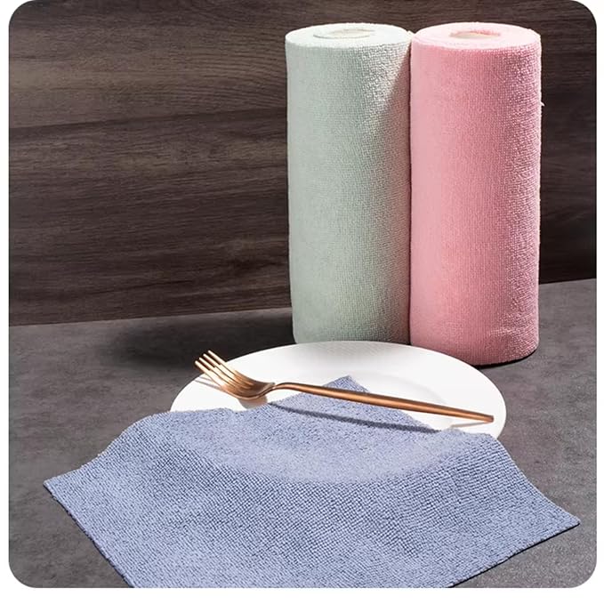 Microfiber Cleaning Cloth Roll