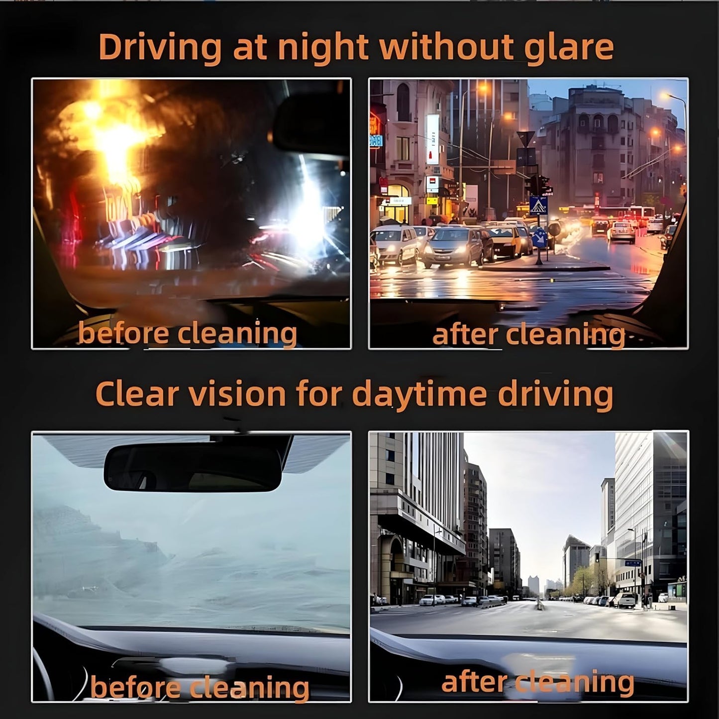 car Glass Oil Cleaner
