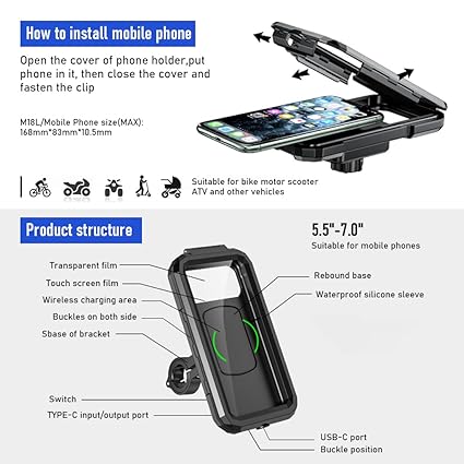 Motorcycle Phone Case MOBILE HOLDER