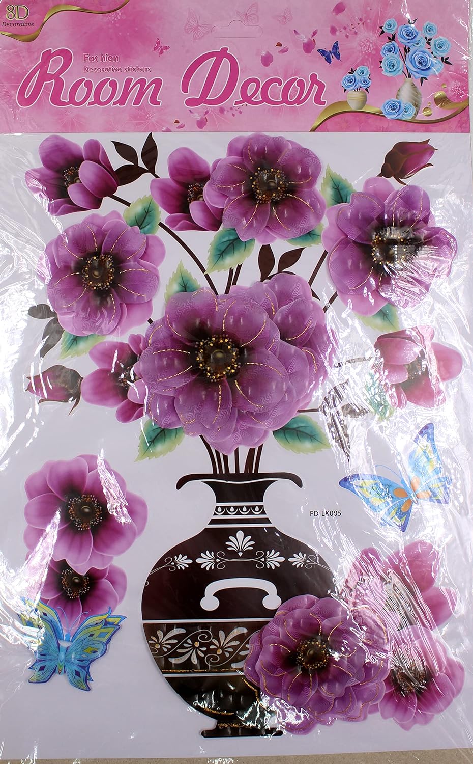 FLOWER WALL DECORATION STICKER (1 PIS)