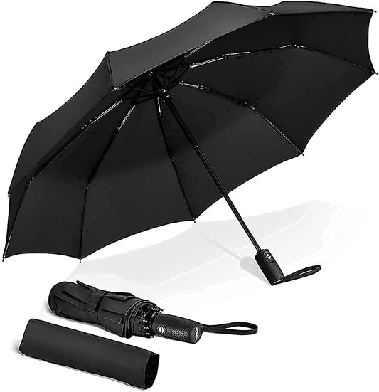 AUTOMATIC OPEN CLOSE UMBRELLA BLACK