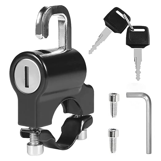 Motorcycle Helmet Lock