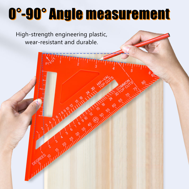 TRIANGLE SCALE MULTICOLOUR  PLASTIC