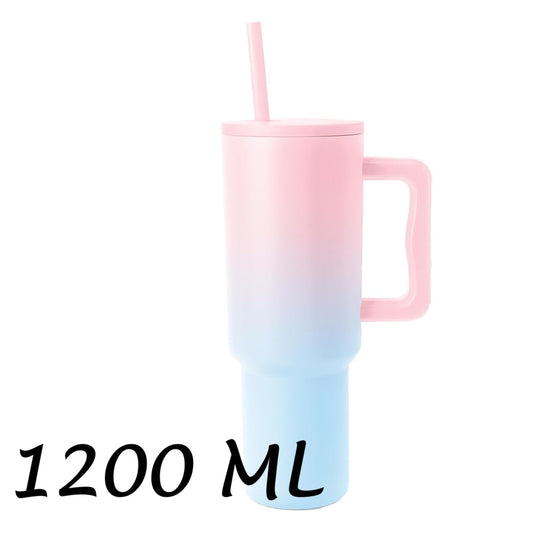1200 ML HEAVY DUTY TUMBLER WITH STRAW ( CANDY)