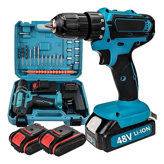 CORDLESS DRILL SET (DOUBLE BATTERY)