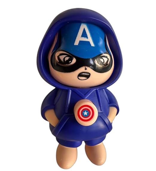 Captain America Face Changing Keychain