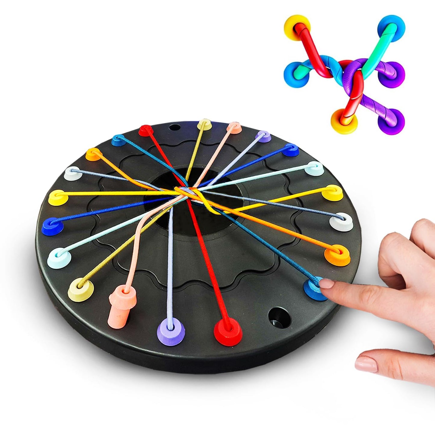 Rope Knot Untying Challenge Puzzle