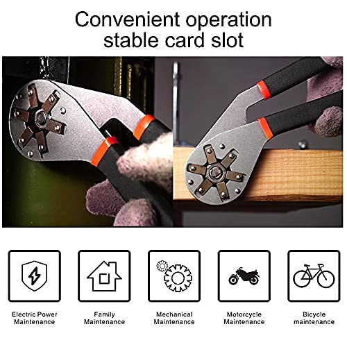 8 INCH ADJUSTABLE WRENCH HEXAGONE