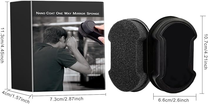 Nano Coat One Way Mirror sponge