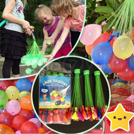 Water Balloons for Holi - Multicolour (Pack of 3(111 Balloons) )