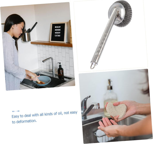 SS TAR DISH CLEANING BRUSH
