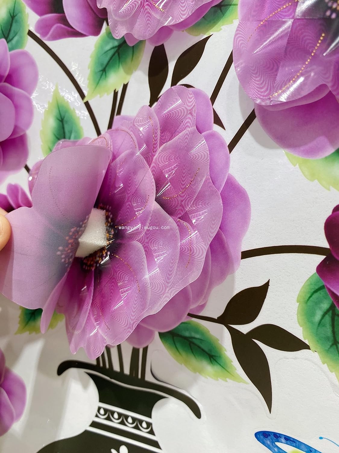 FLOWER WALL DECORATION STICKER (1 PIS)