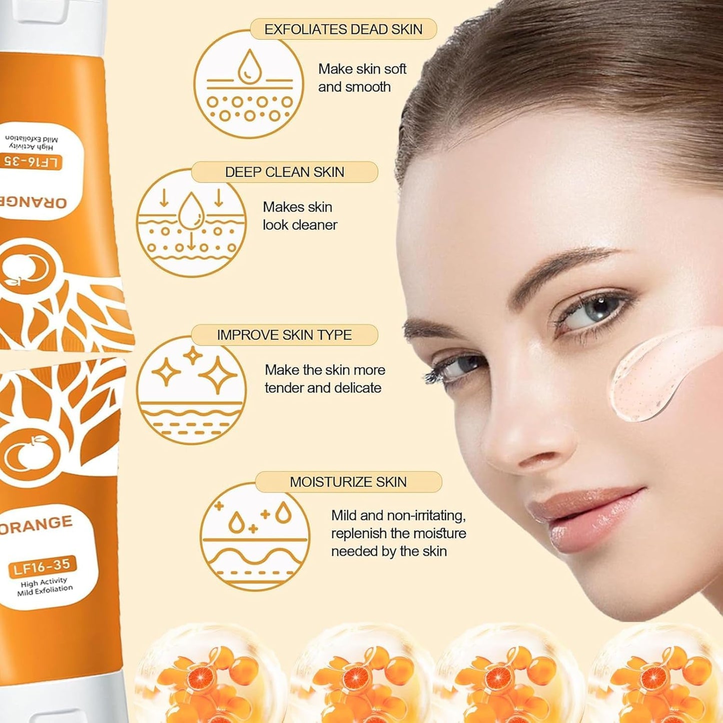 ORANGE FACE SCRUB GEL