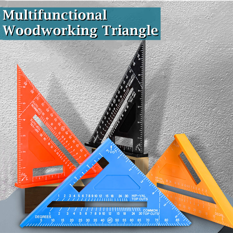 TRIANGLE SCALE MULTICOLOUR  PLASTIC