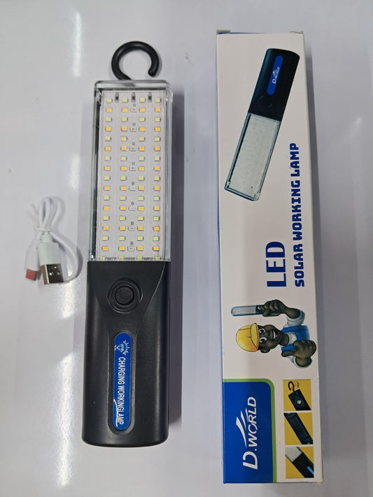 Solar chargeable  5 mode light magnetic torch light