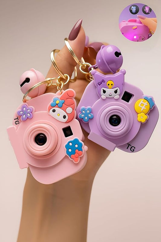 Cartoon Projection Camera Keychain