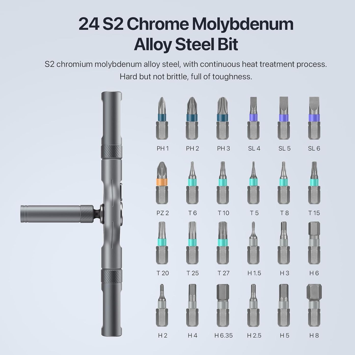 T SHAPE SCREWDRIVER 24 IN 1