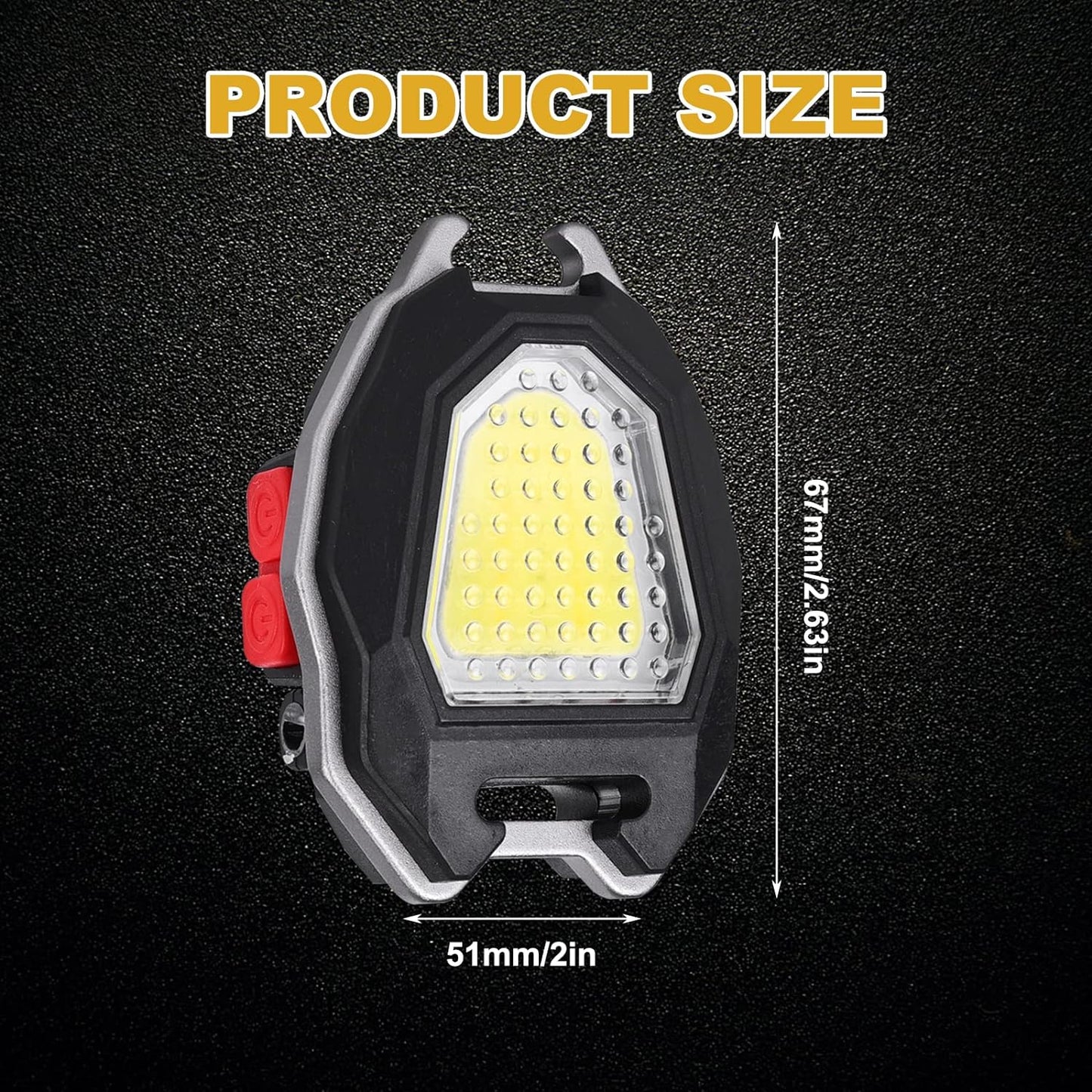 COB Keychain Light With Cigarette Lighter