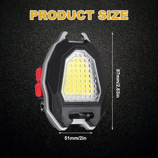 COB Keychain Light With Cigarette Lighter