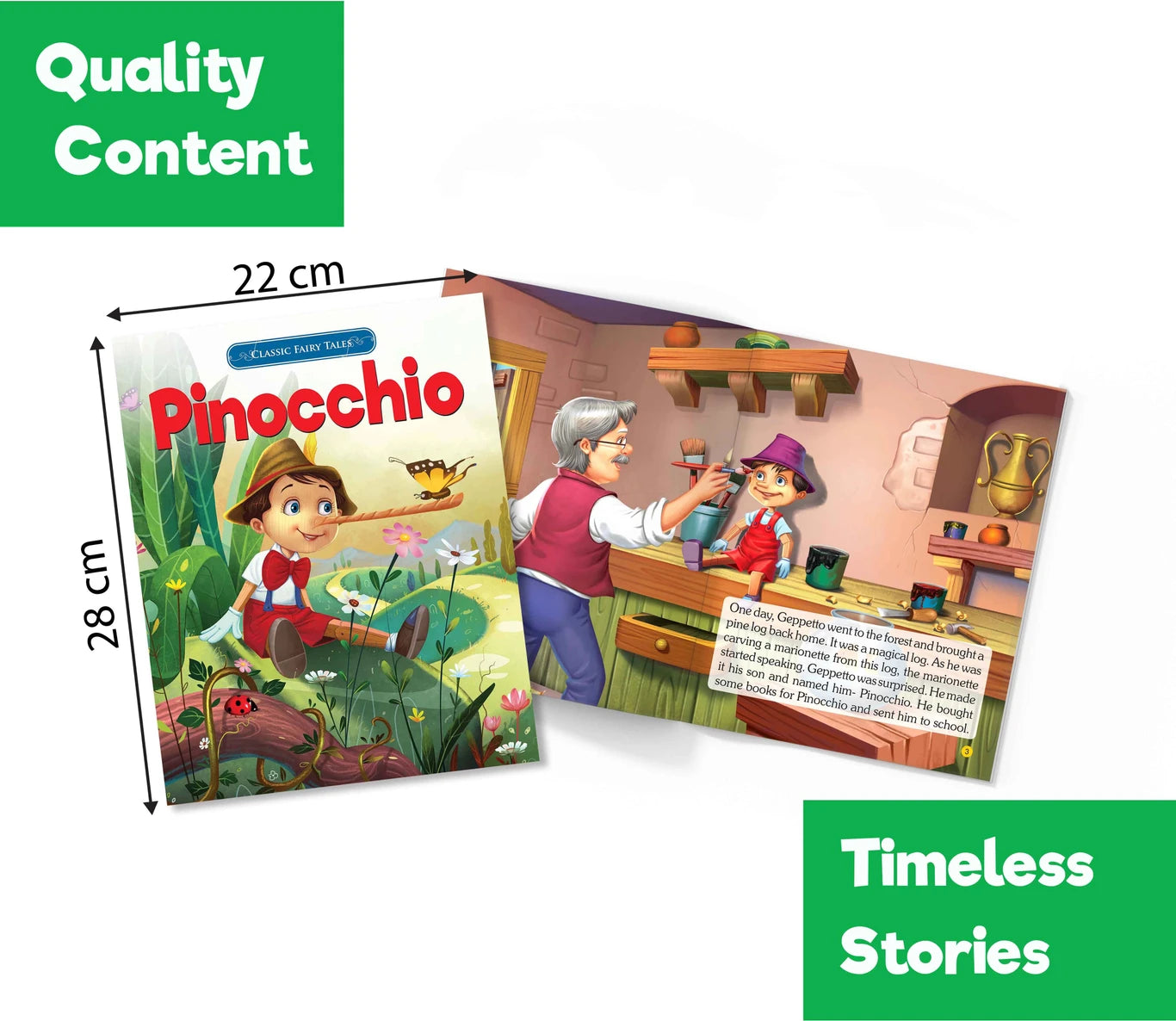 Pinwheel Classic Fairy Tales Story Books – Set of 4 | English | Illustrated Children's Books
