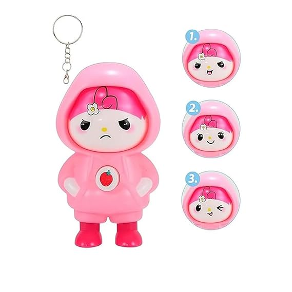 Doll Face Changing Keycain