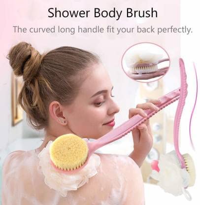 2 IN 1 BODY BRUSH & BACK BRUSH lufa