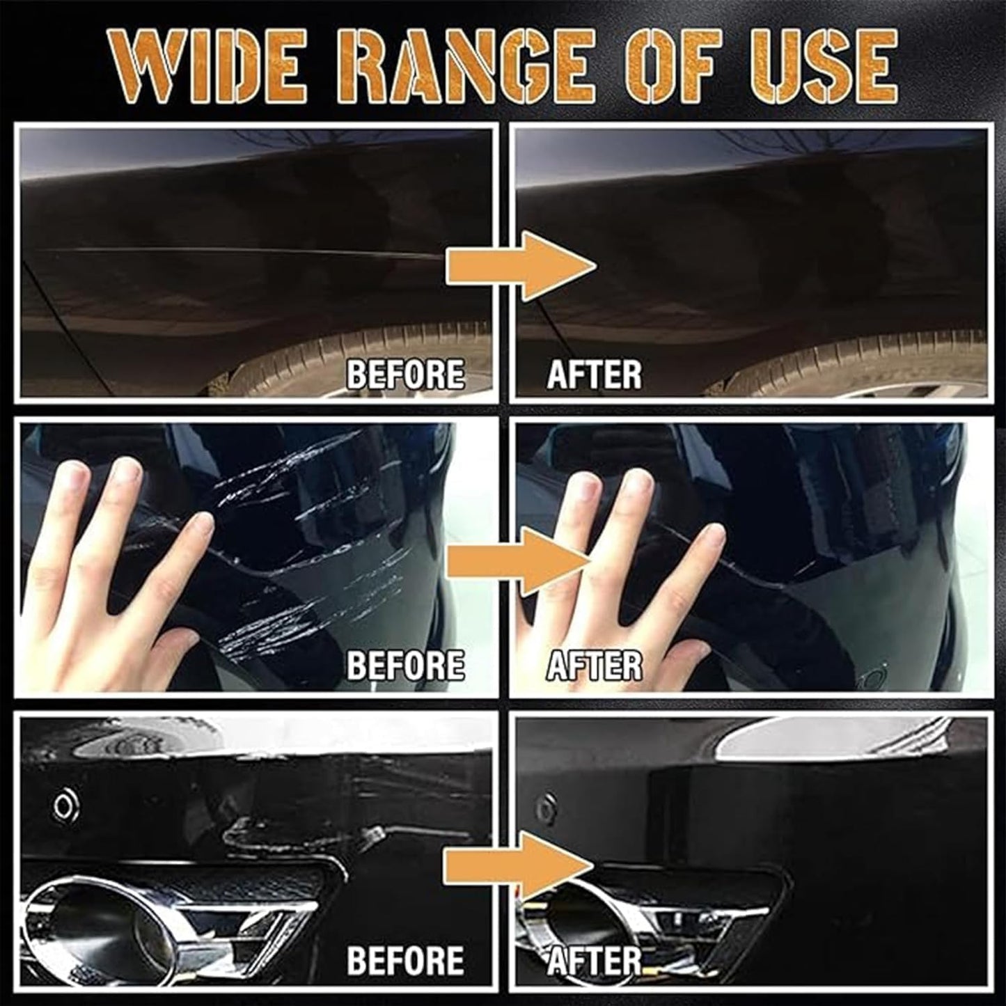 Car Scratch Remover Touch Up Paint Pen ( BLACK)
