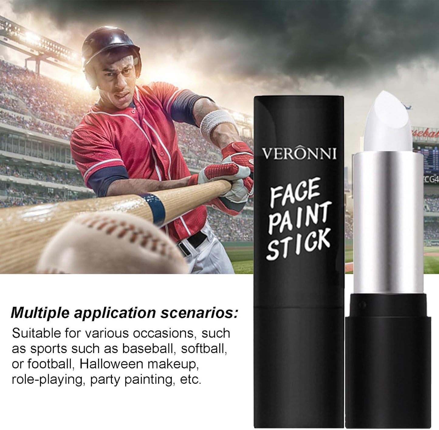 Face Paint Stick - White #02