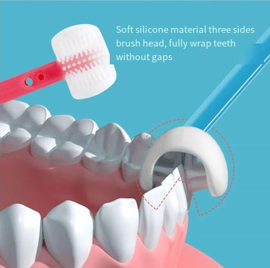 Three-Sided Children's Toothbrush BABY BRUSH