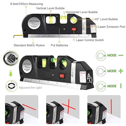 Laser Level Line Tool Kit