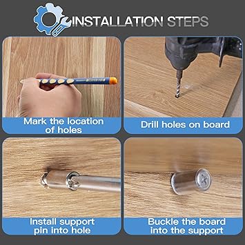 20 PCS Shelf Support Pins