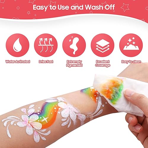 Professional Face Painting Kit – 42 pcs