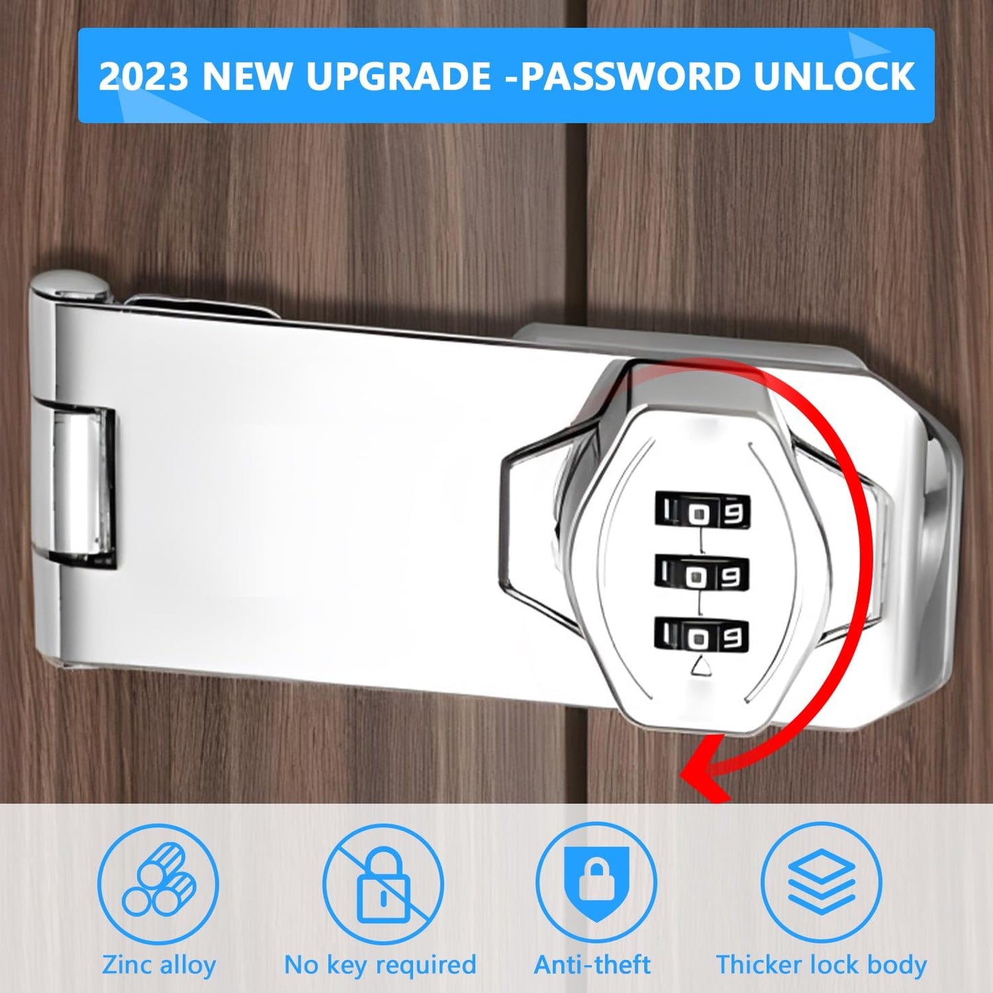 3 Digit Cabinet Lock NUMBER