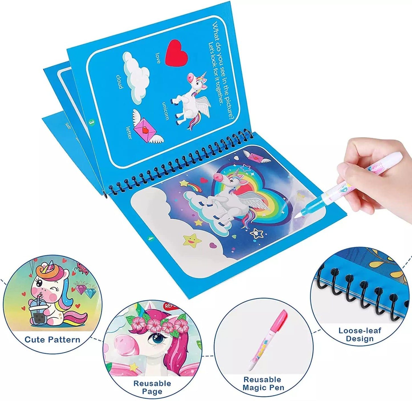 MAGIC WATER BOOK WITH PEN