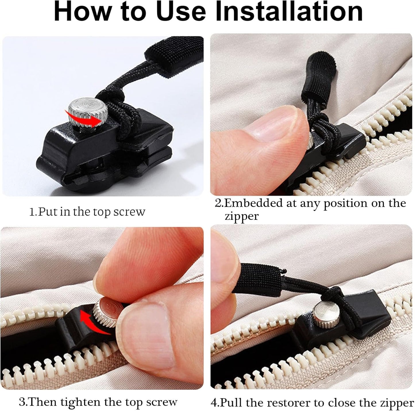 Zipper Repair Kit