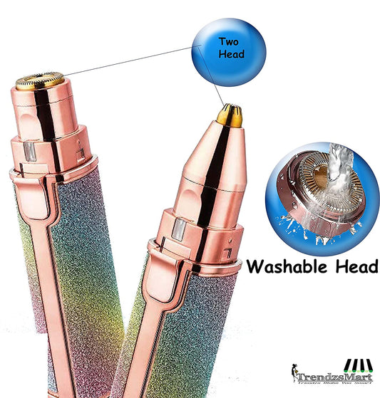 2 IN 1 USB FLAWLESS TRIMMER RAINBOW